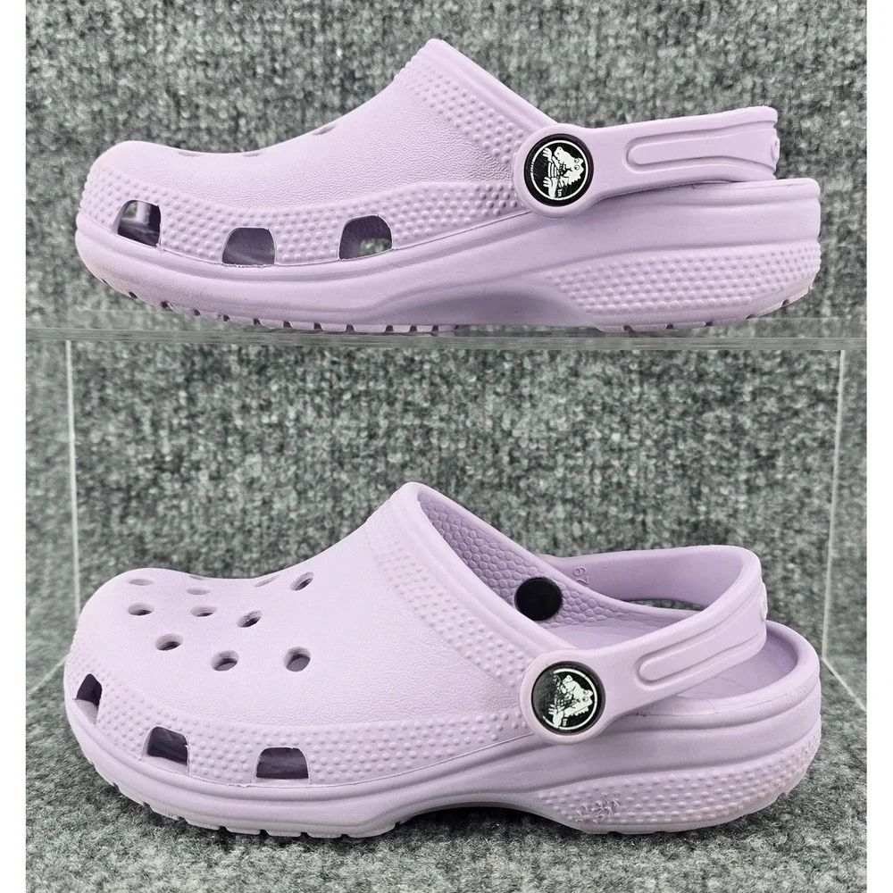 Crocs Classic Clogs Little Kids Sz C12 Lavender Purple Slip On Shoes 206991